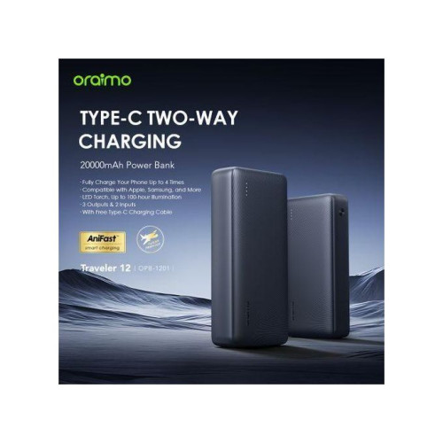 Oraimo Traveler 12 20000mAh Power Bank (Model: OPB-1201)