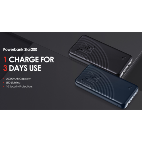 Itel Star 200 20,000mAh Power Bank