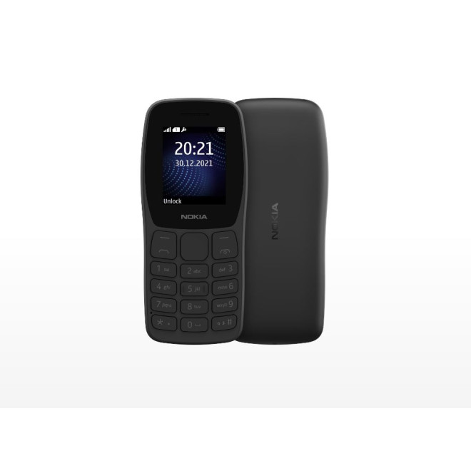 Nokia 105_African Edition,1.77",4MB/4MB,800MAh, Dual Sim- Charcoal black